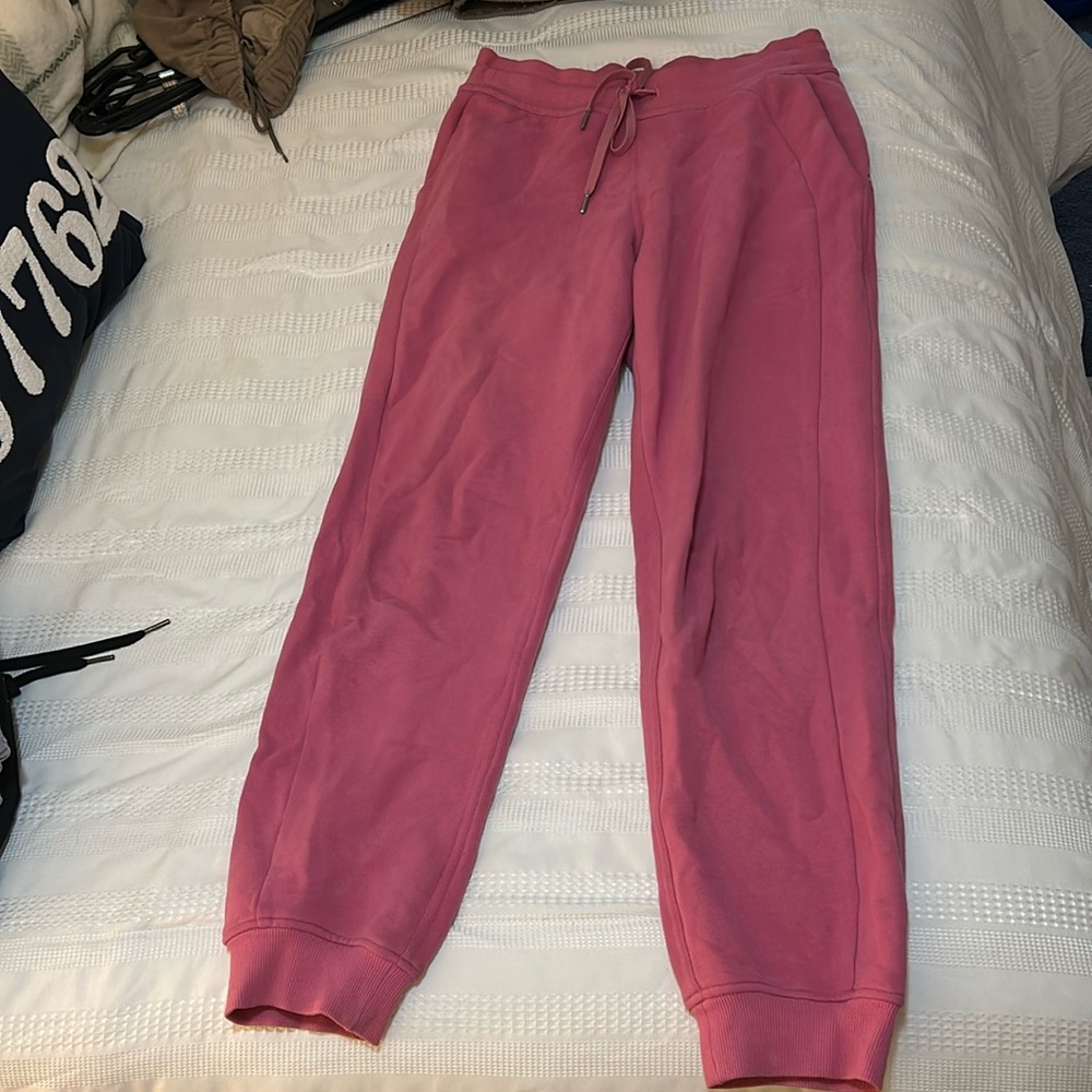 Lululemon Pink Scuba Joggers